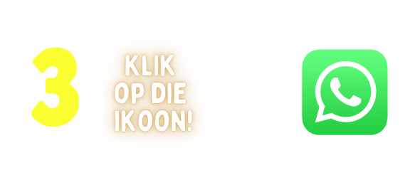 3 — Klik op die WhatsApp-ikoon