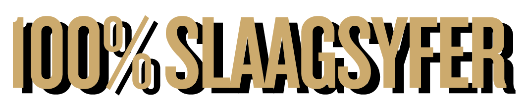 100% Slaagsyfer